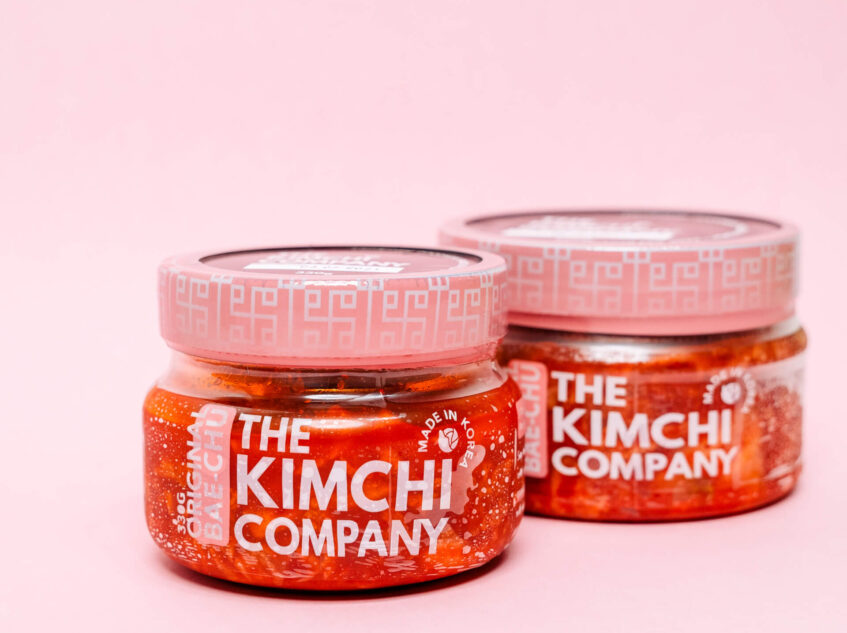 Image of Two Kimchi products in a small jar