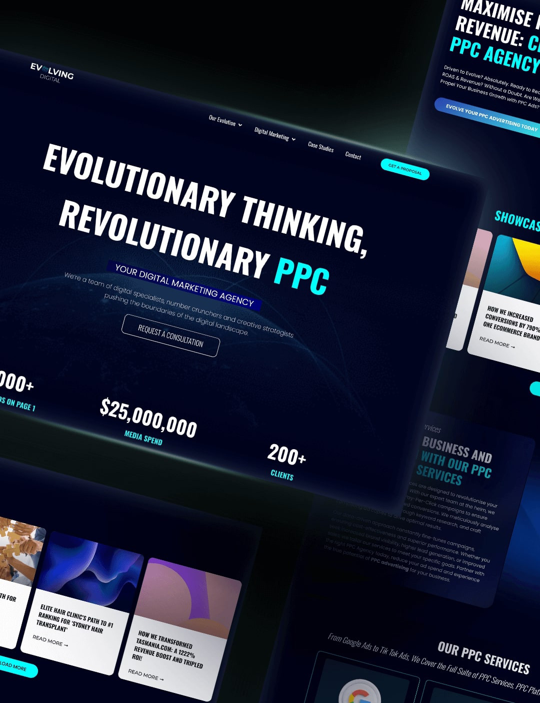 Evolving Digital Website Image