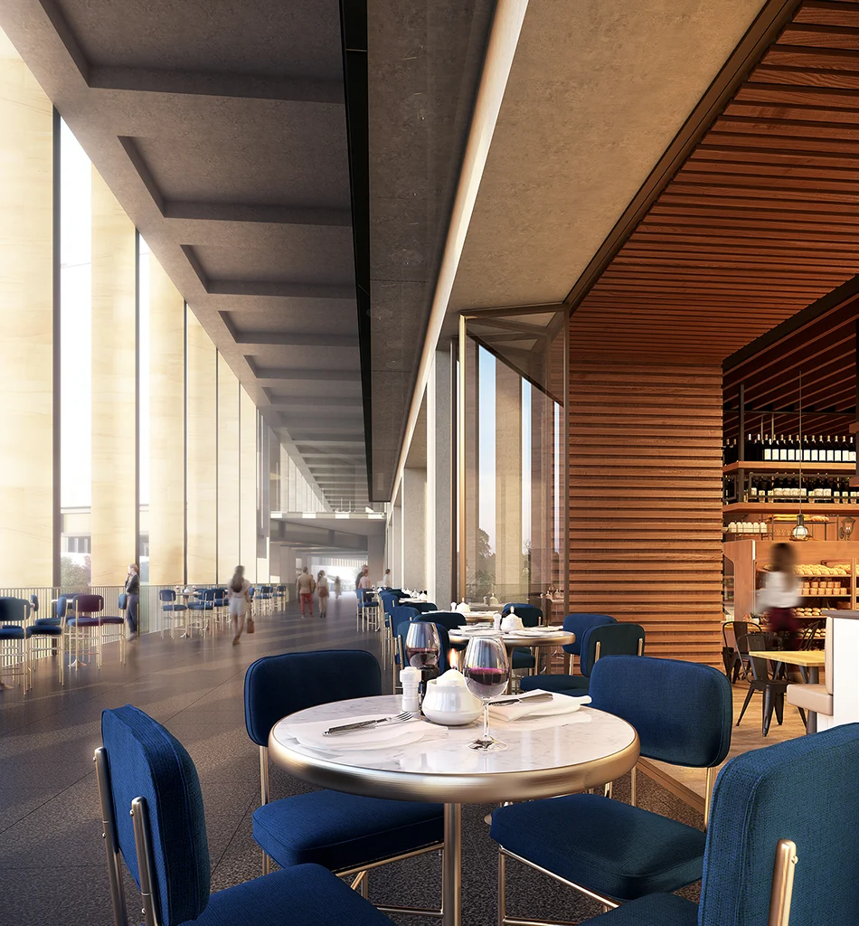 Modern Restaurant inside The Lennox