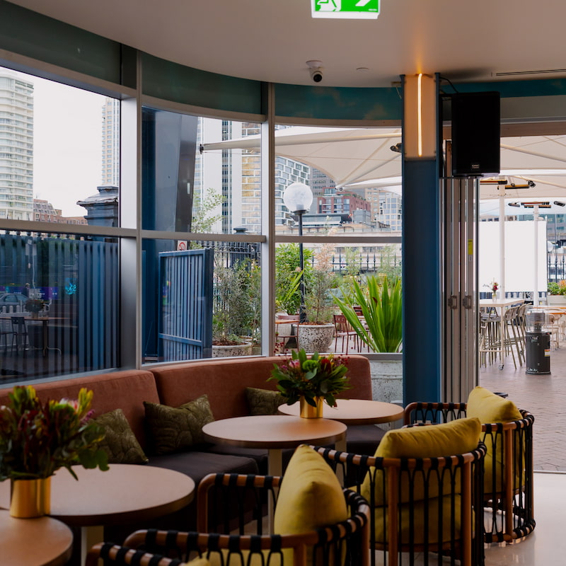 Lounge Seating at Melba's Rooftop | Visual Content & Marketing Solutions for Real Estate