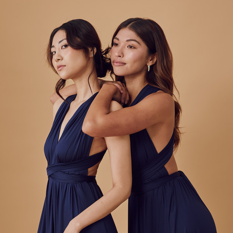 Two Models from Model Chic Posing in a Product Shoot | Visual Content for Marketing Solutions